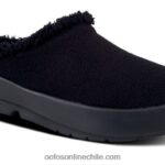cl OOFOS mule oocoozie para hombre negro R8F86161